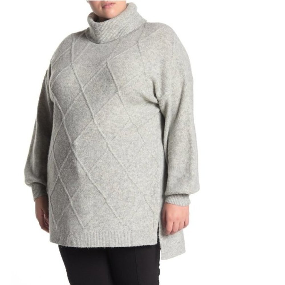🎁 Cozy Cable Knit Tunic Sweater